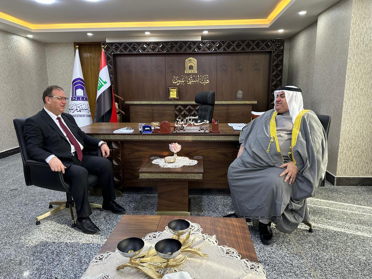 هيئة استثمار نينوى تستقبل الحاصود